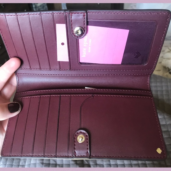 ✨KATE SPADE✨Slim Bifold Floral Wallet NEW - Picture 5 of 10